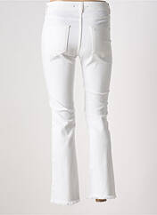 Jeans coupe slim blanc LAUREN VIDAL pour femme seconde vue