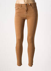 Jeans coupe slim marron MELLY & CO pour femme seconde vue