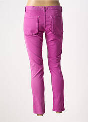 Jeans coupe slim violet clair ACQUAVERDE pour femme seconde vue