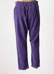 Pantalon droit violet DIXIE pour femme seconde vue
