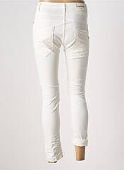 Pantalon slim blanc PLEASE pour femme seconde vue