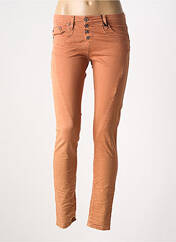 Pantalon slim orange PLEASE pour femme seconde vue
