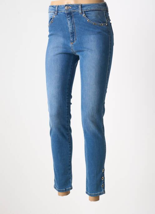 Jeans coupe slim stretch taille normale bleu KOCCA femme