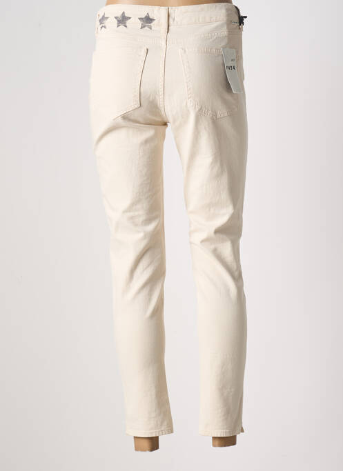 Jeans coupe slim beige FIVE pour femme