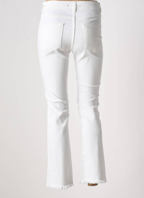 Jeans coupe slim blanc LAUREN VIDAL pour femme