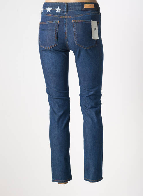 Jeans coupe slim bleu FIVE pour femme