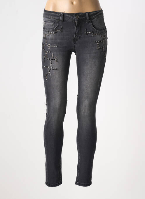 Jeans coupe slim noir FRACOMA pour femme