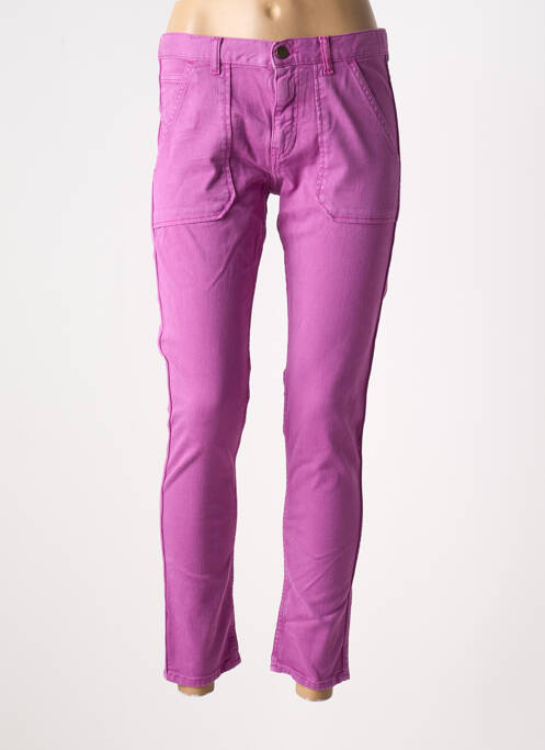 Jeans coupe slim violet ACQUAVERDE pour femme