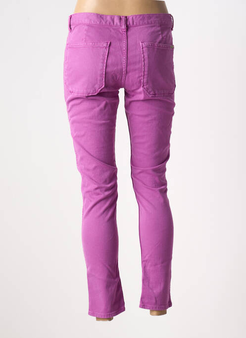 Jeans coupe slim violet ACQUAVERDE pour femme