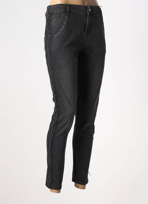 Jeans skinny noir BSB pour femme