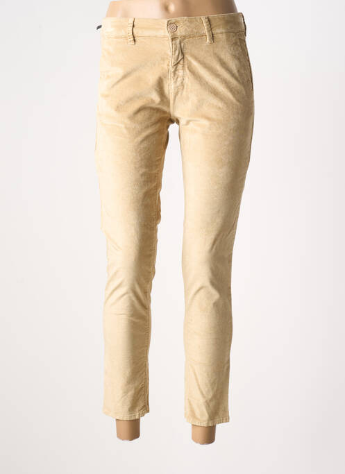 Pantalon 7/8 beige FIVE pour femme