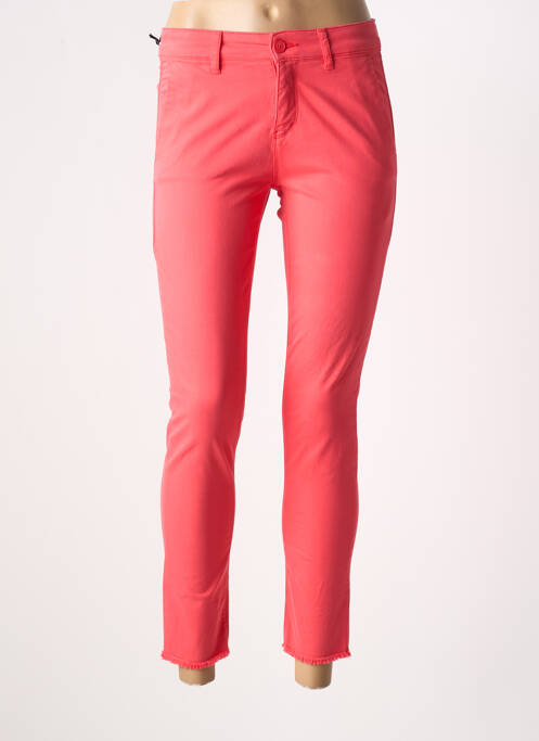 Pantalon chino rose FIVE pour femme