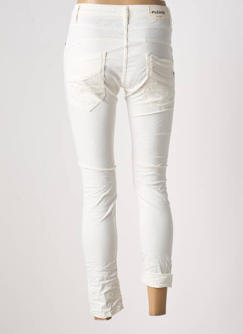 Pantalon slim blanc PLEASE pour femme