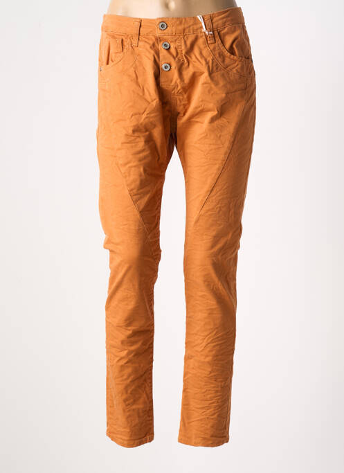 Pantalon slim orange PLEASE pour femme