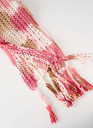 Echarpe stretch rose DIXIE femme