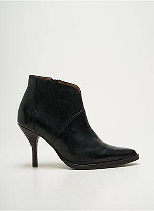 Bottines/boots matière lisse talon de 7 à 9cm noir LITTLE ...LA SUITE femme