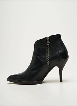 Bottines/boots matière lisse talon de 7 à 9cm noir LITTLE ...LA SUITE femme