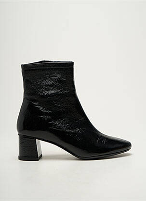 Bottines/boots bout rond talon de 4 à 6cm noir RIVECOUR femme