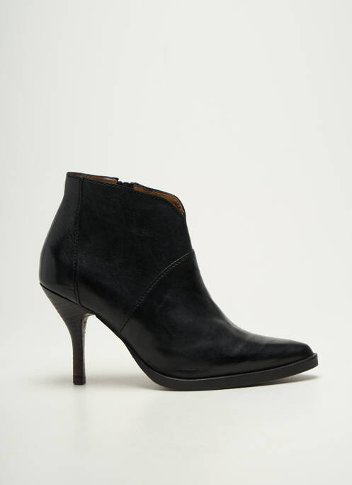 Bottines/boots matière lisse talon de 7 à 9cm noir LITTLE ...LA SUITE femme