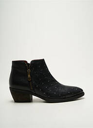Bottines/boots matière lisse talon de 4 à 6cm noir KANNA femme
