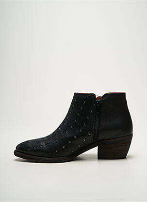Bottines/boots matière lisse talon de 4 à 6cm noir KANNA femme