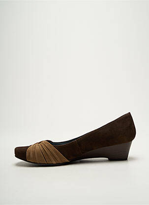 Ballerines type de semelle amortissante talon de 4 à 6cm marron SWEET femme