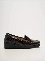 Mocassins voute plantaire talon de 4 à 6cm marron HIRICA femme