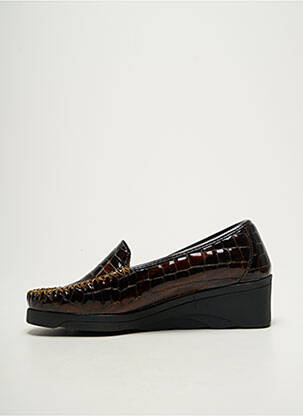 Mocassins voute plantaire talon de 4 à 6cm marron HIRICA femme