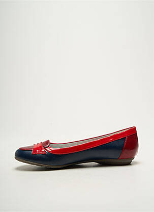 Ballerines matière lisse talon plat jusqu'à 3cm rouge MADISON femme
