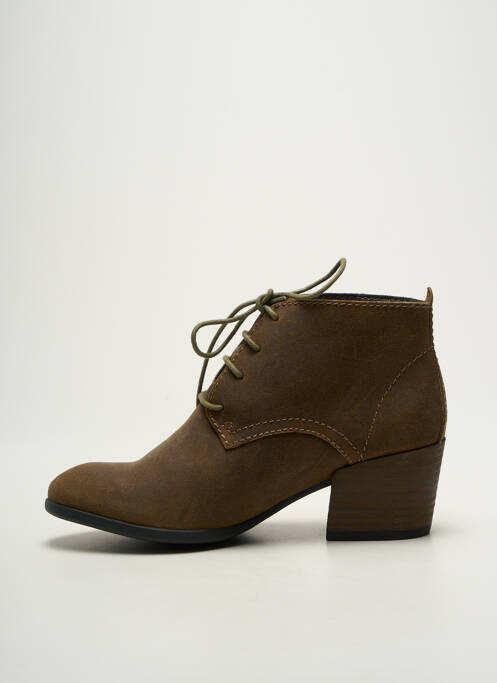 Bottines/boots cubain talon de 4 à 6cm vert MADISON femme