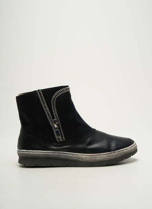 Bottines/boots bout rond talon plat jusqu'à 3cm noir MADISON femme
