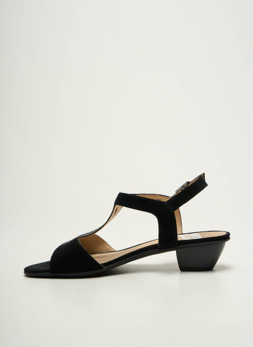 Sandales/nu pieds type de semelle amortissante talon plat jusqu'à 3cm noir SWEET femme