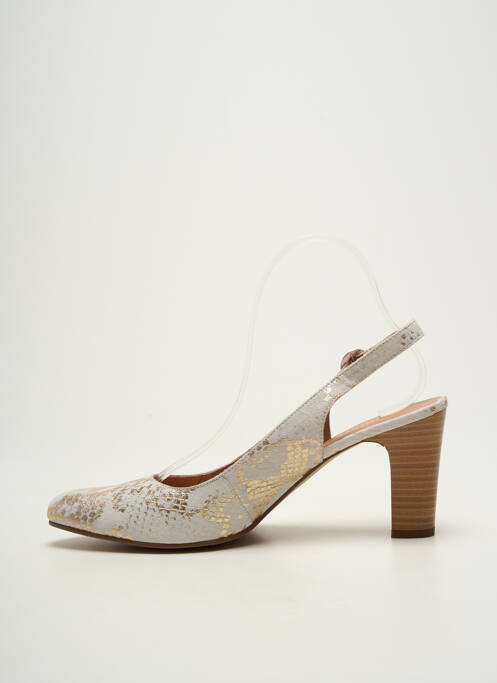 Escarpins fermeture boucle(s) talon de 7 à 9cm or KARSTON femme