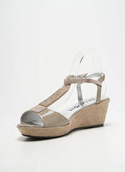 Sandales/Nu pieds beige MADISON femme seconde vue
