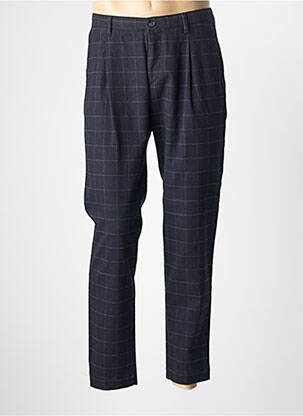 Pantalon chino stretch taille normale bleu BUGATTI homme