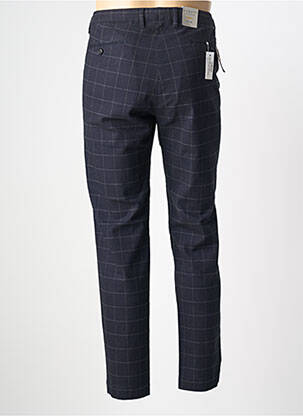 Pantalon chino stretch taille normale bleu BUGATTI homme