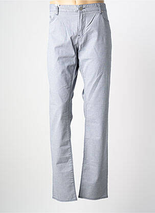 Pantalon slim tissage chiné taille normale bleu HUGO BOSS homme
