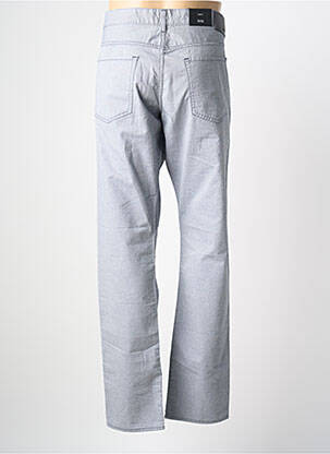 Pantalon slim tissage chiné taille normale bleu HUGO BOSS homme