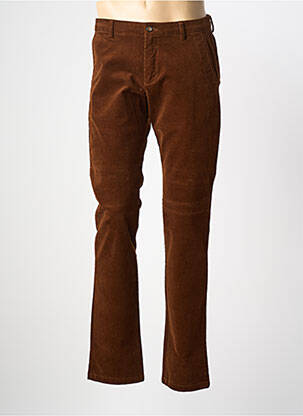 Pantalon chino stretch taille normale marron BUGATTI homme