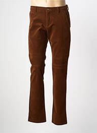 Pantalon chino stretch taille normale marron BUGATTI homme