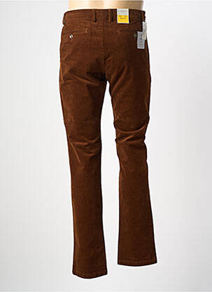 Pantalon chino stretch taille normale marron BUGATTI homme