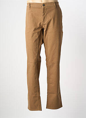Pantalon chino stretch taille normale marron HUGO BOSS homme
