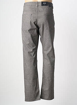 Pantalon slim stretch taille normale gris HUGO BOSS homme