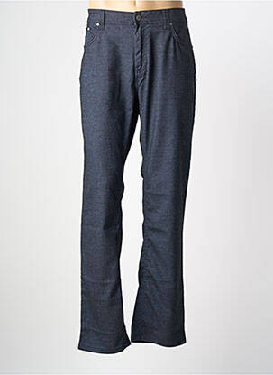 Pantalon slim tissage chiné taille normale bleu KARL LAGERFELD homme