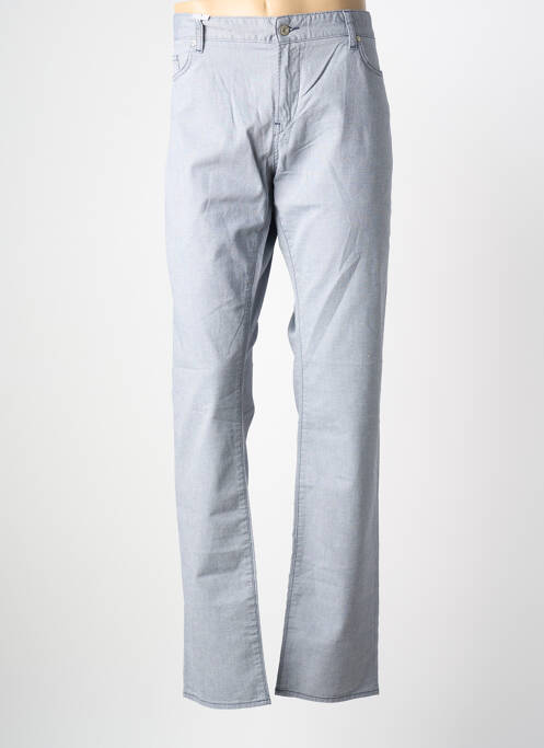 Pantalon slim tissage chiné taille normale bleu HUGO BOSS homme
