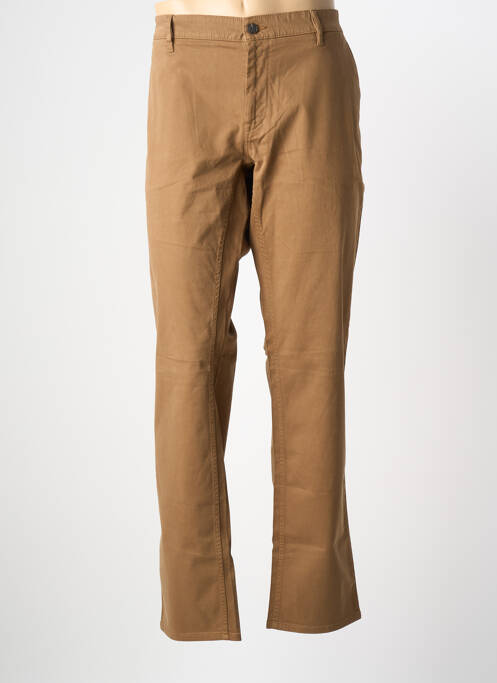 Pantalon chino stretch taille normale marron HUGO BOSS homme