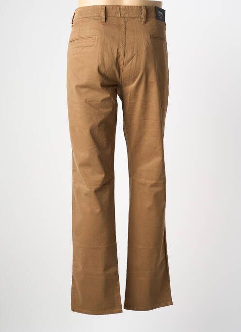 Pantalon chino stretch taille normale marron HUGO BOSS homme