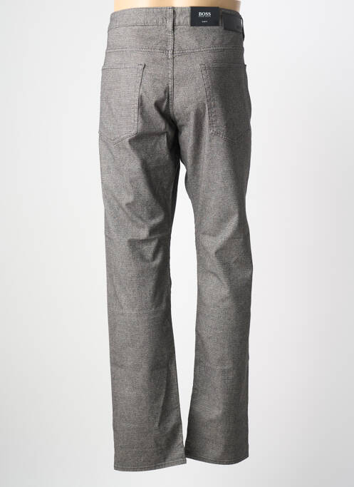 Pantalon slim stretch taille normale gris HUGO BOSS homme
