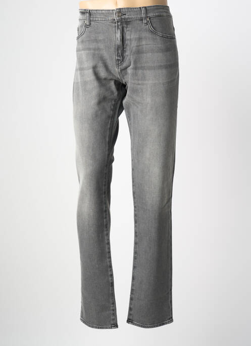 Jeans coupe slim gris HUGO BOSS homme