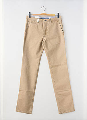 Pantalon chino stretch taille normale beige BUGATTI homme